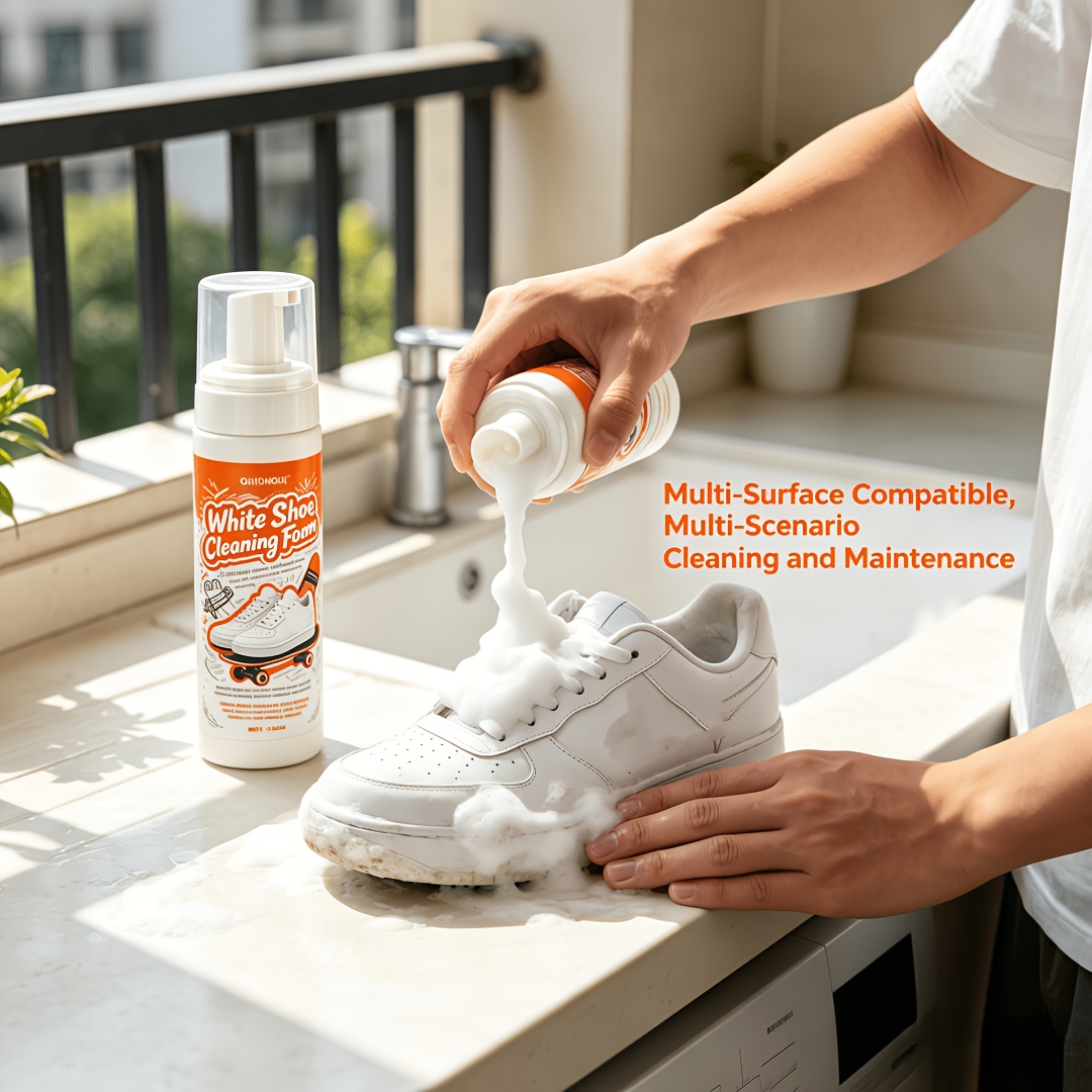 Sneaker Care White - Espuma Limpiadora de Zapatos Blancos Portátil