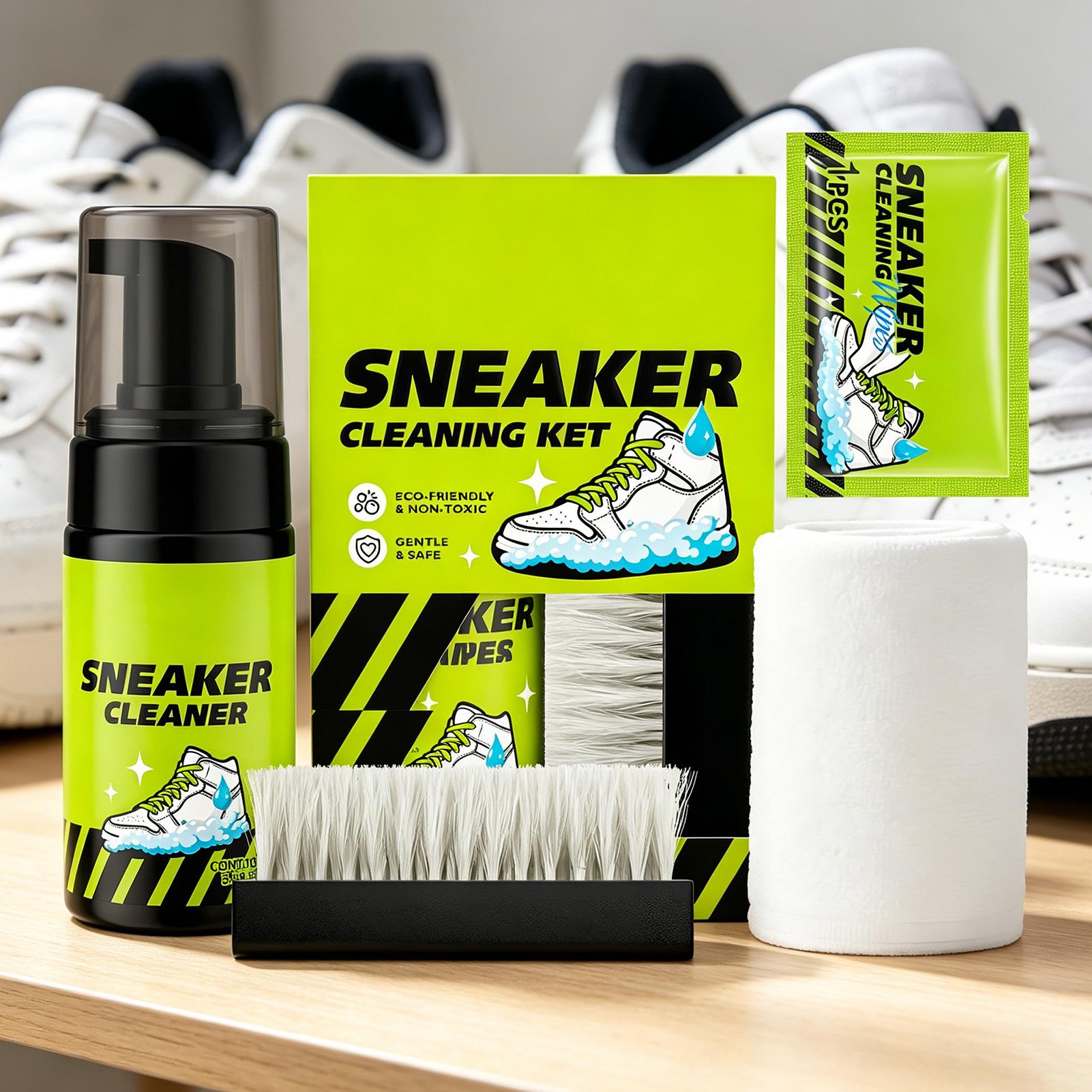 Limpiador de Zapatillas, 4 Pie - Sneaker Care White reseña y precio