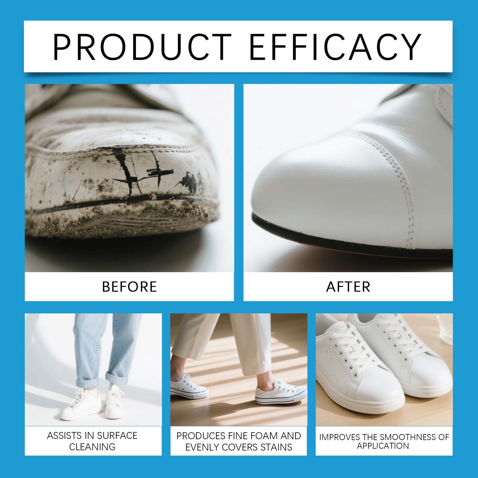 Crema Limpiadora de Zapatos Bl - Sneaker Care White reseña y precio